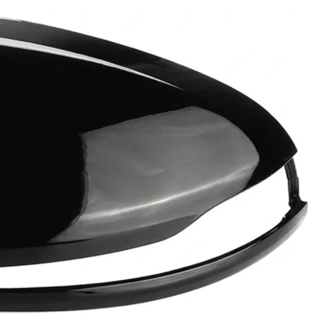 LHD Mirror Cover Gloss Black Side Cap Protection From Debris Sleek Design Compatibility With W205 For Left Hand Drive