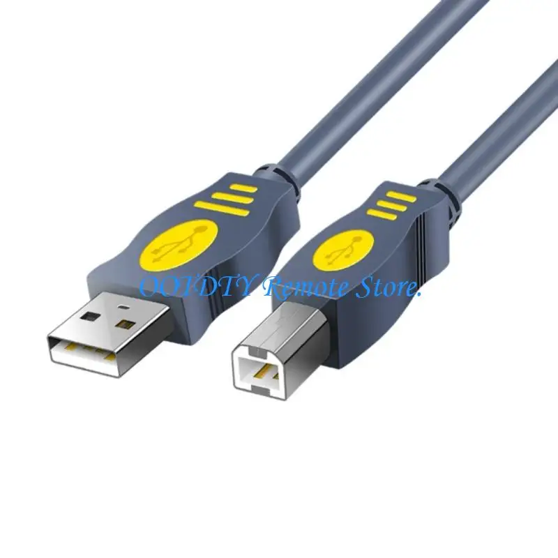  USB2.0 to Type B Highly Speed Cable for Printers and Externals Hard Drive with Easy Plugs and Play Functionality
