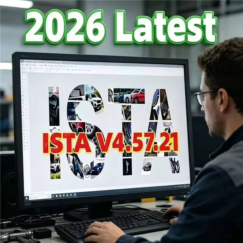 BMW ISTA 4.57.21 plus Car Diagnostic Software Full Programming PC History Map Circuit Diagram Parts - Automotive Repair Tools