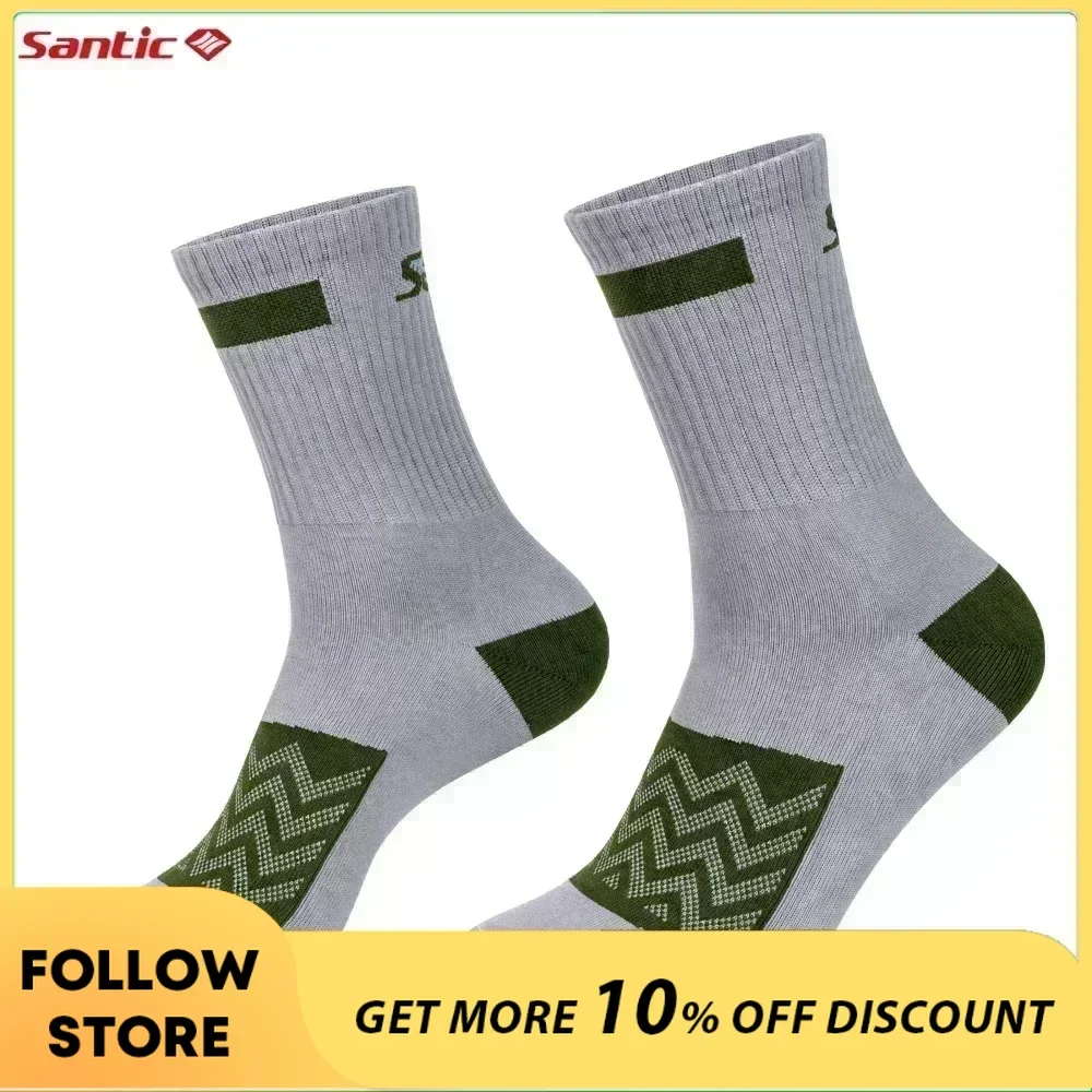 

Santic Cycling Sports Socks Outdoor MTB Bike Cycling Sports Breathable Socks Comfortable Sweat Absorbent Wear-Resistant Unisex