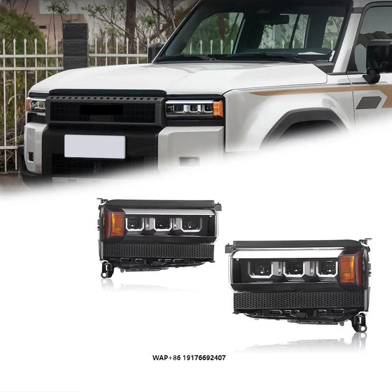 

FT Car Lights forToyota Prado LC250 TX Headlights 2024-2025 LED Projetor Headlamp Daytime Running Light Automotive Accessories