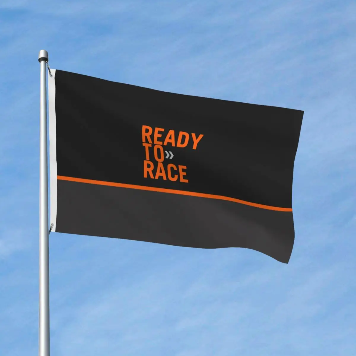 Motor Ready To Race Flag Durable Indoor Outdoor Banner Enduro Cross All Weather Hanging Decoration 90x150cm