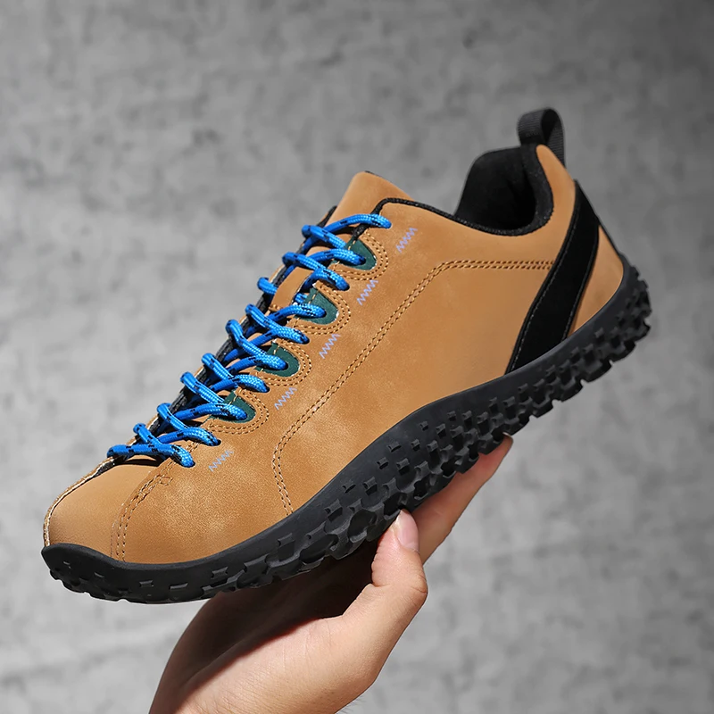 

2025 Hot Sale Man Travel Shoes Man Wear Resistant Mountain Climbing Shoes Anti Slip Walking Shoe Man Travel Shoes Plus Size