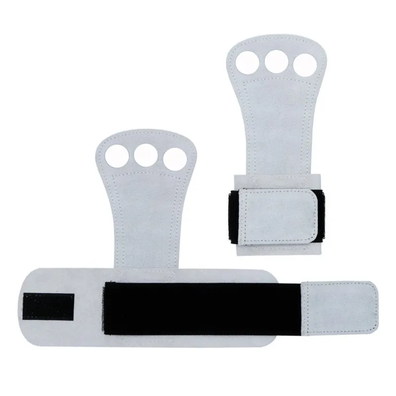 1 paar Gym Pull-up Grip Strap Hebe Strap Rindsleder Handschuhe Griffe Handgelenk Schutz Workout Crossfit Sport Handschuhe Palm schutz – Detail 7