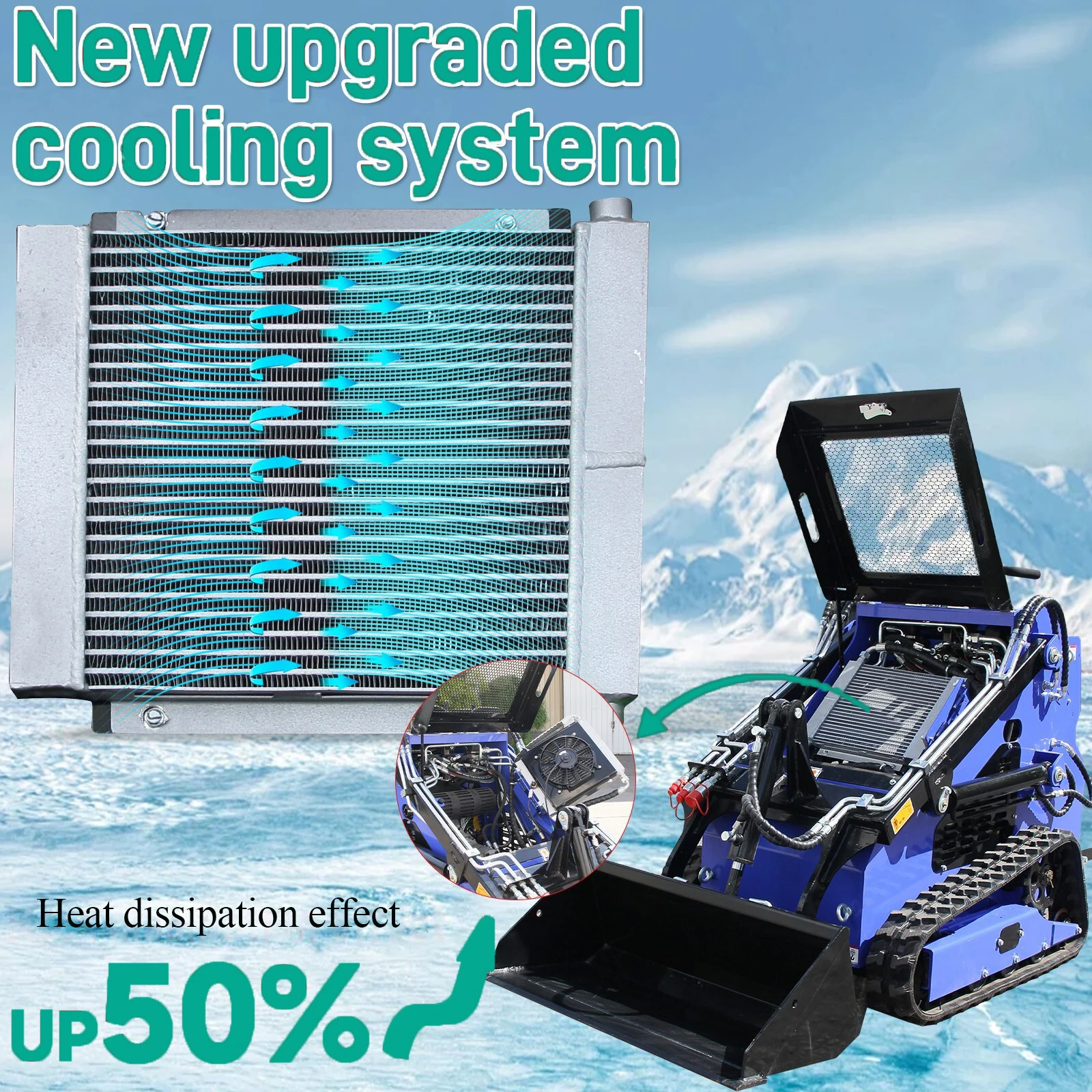 Full payment not a deposit compact tracked skid steer loader | 23 HP gasoline engine for versatile workATTACHXPRO