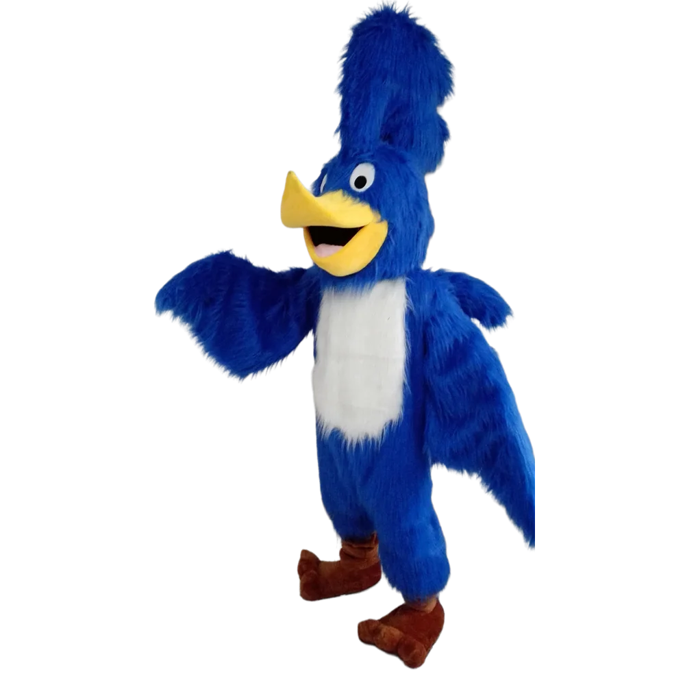 peluche blu giappone costume della mascotte roadrunner fantasia personalizzata costume anime cosplay kit mascotte vestito operato costume di carnevale 40730