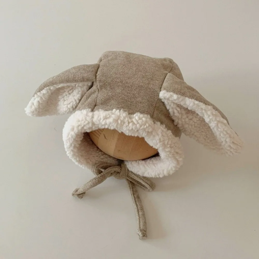 

Kawaii Cute Rabbit Ear Hat Fleece Winter Baby Beanie Cap Warm Thick Ear Protection Hat Toddler