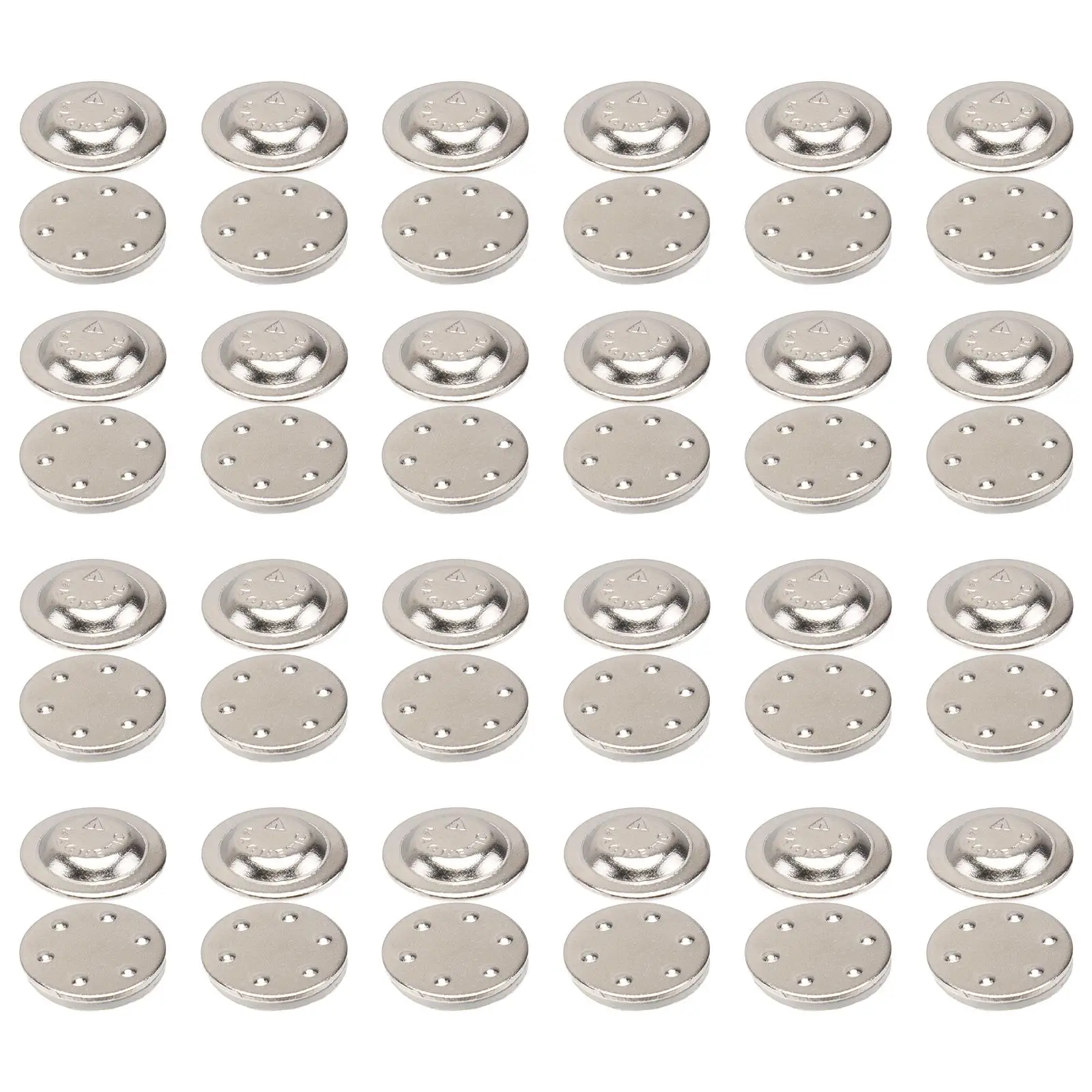 

24 Pcs Magnetic Brooch Alloy Snap Buttons Lightweight Practical Boutonniere Pins Collar Scarf Buckle Jewelry Accessories