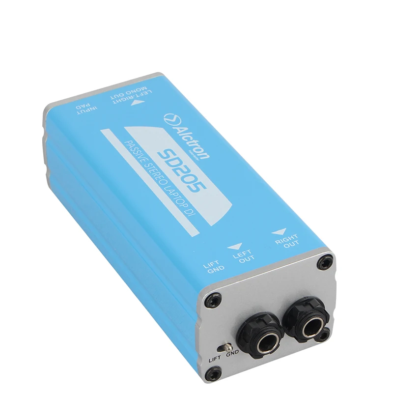 Alctron sd205 stereo passivo di caixa projetada para conectar um portátil, tablet, telefone inteligente ou leitor de música com pro sistema de áudio