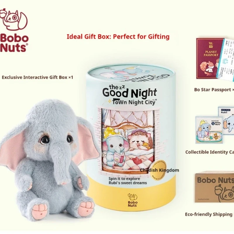 ديزني بوبونات روبي الفيل ألعاب من نسيج مخملي الراحة دمية النسيج الفن هدية عيد الحب للنساء دمى الحيوانات المحشوة