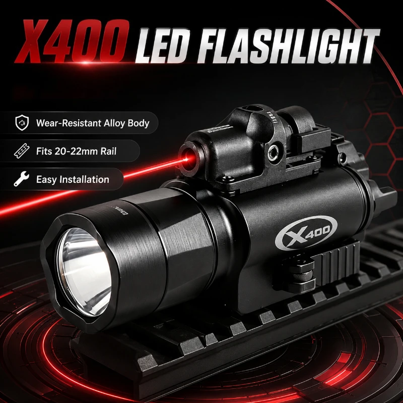 Reliable Alloy Hand Flashlight Quick Mount Mechanism Adjustable Brightness Multi‑Scene Portable Torch