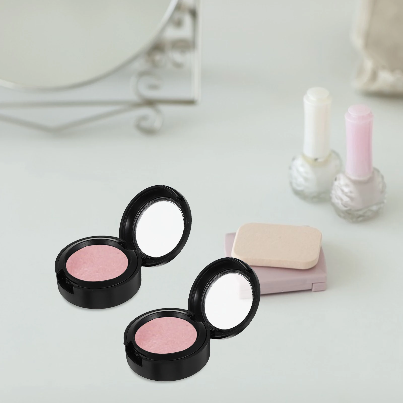 

Empty Eyeshadow Container Replacement Box Compact Case Palette Powder Organiser Travel Large Capacity Durable Plastic Shadow