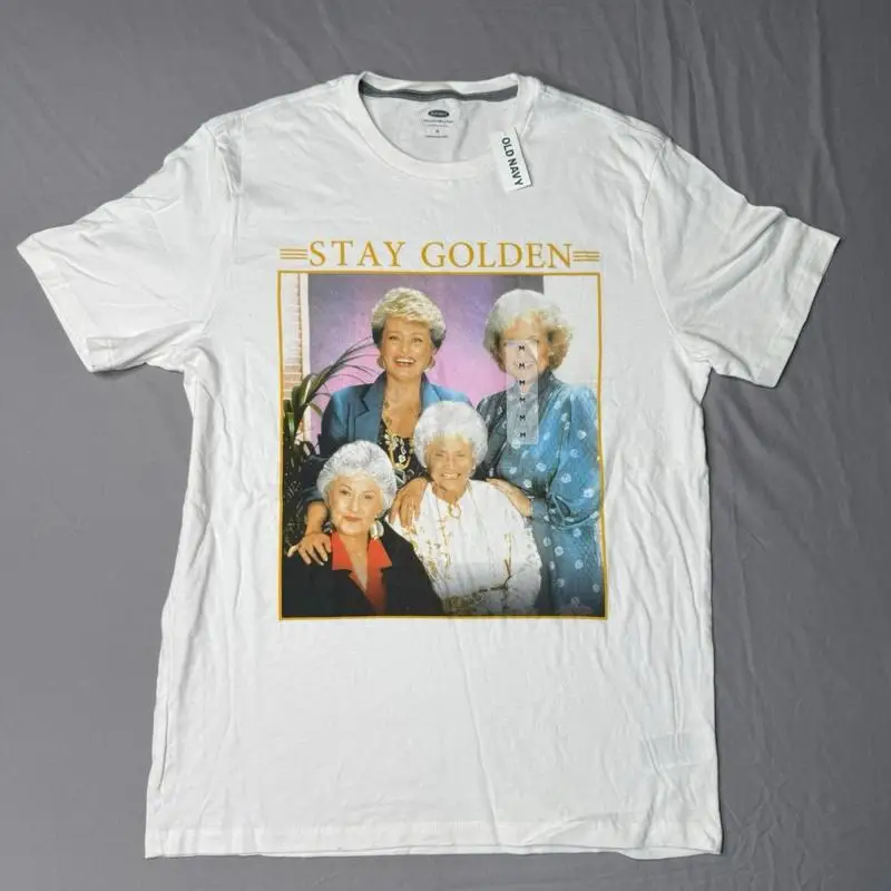 

Золотые девушки ÄúStay Äù Размер средней футболки NWT