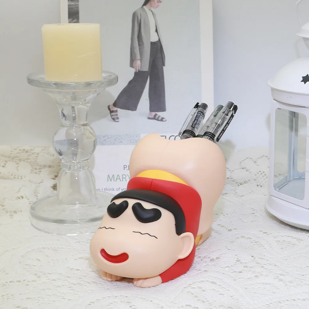 Neuer Crayon Shin-chan Stifthalter Lustiger Po-Schreibtisch-Organizer Geschenk für Beste Freunde Geburtstag Bürodekoration Witziger Stifthalter 2026 Geschenk – Detail 7