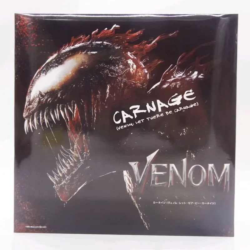 

Фигурка Carnage ML Legends Venom SHF, фигурки Человека-паука, фигурка манги, 22 см, коллекционная модель, орнамент, игрушки, подарок для детей