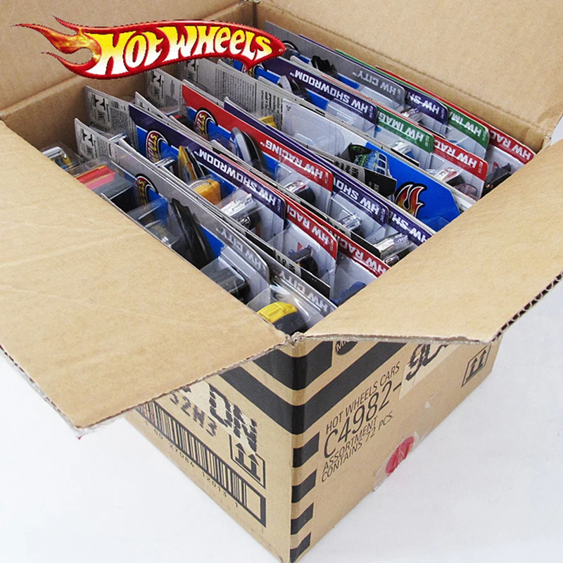 2022 NEW 1-72pcs/box Hot Wheels Diecast Metal Mini Model Brinquedos Hotwheels Toy Car Kids Toys For Children Birthday 1:43 Gift