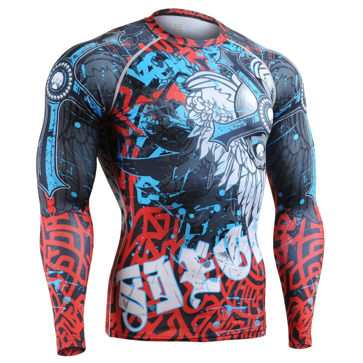 سويت شيرت مضغوط ثلاثي الأبعاد من UFC: ملابس خارجية سريعة الجفاف قابلة للتنفس مصممة لعشاق جيو جيتسو البرازيليين #6