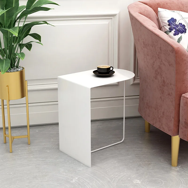 Designer Side Table Creative Mobile Sofa End Table Minimalist Bedside Coffee Table for Living Room