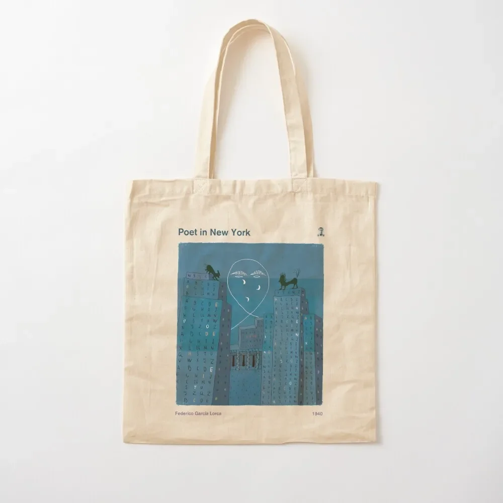 

Poet in New York, Federico García Lorca - Poetry Bookish Gifts Tote Bag Women bags cloth bag woman Tote Bag