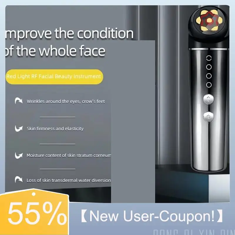 A60T Nieuw microstroom gezichtsapparaat Rood licht gezicht beeldhouwen hulpmiddel voor nek- en ooghuidverzorging gezichtsmassager Perfecte geschenken