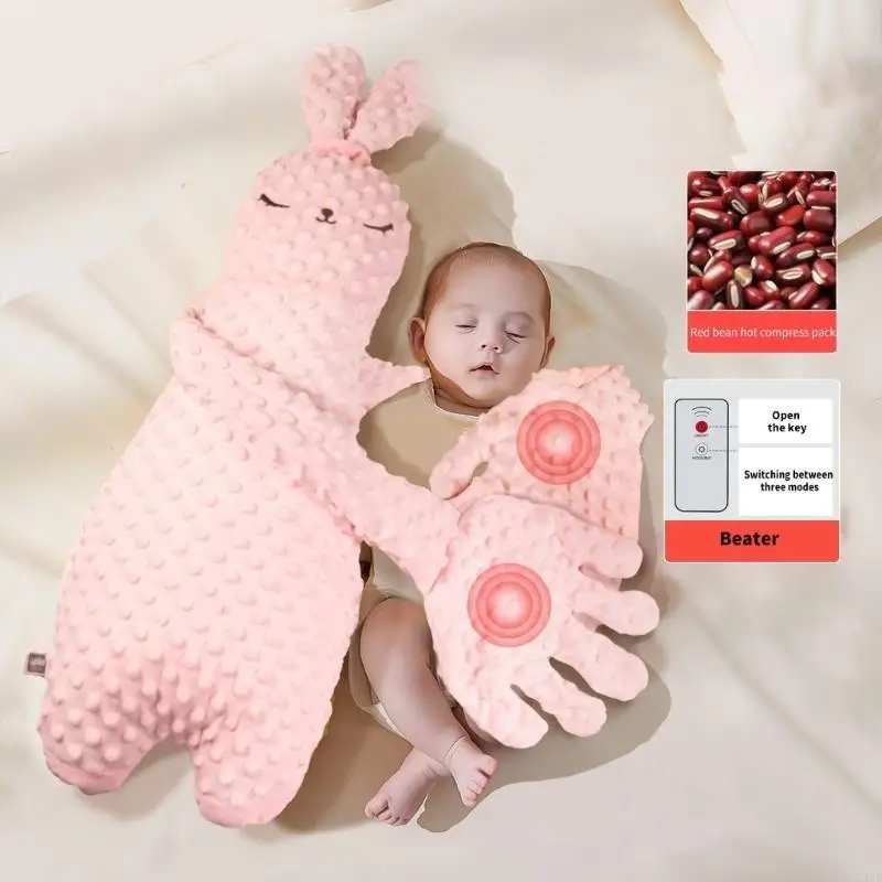 وسادة رفيقة لنوم الأطفال الصغار مع اهتزازات لطيفة، حل نوم الطفل المحمول سهل الاستخدام للمنزل أو الاستخدام النشط 24BE