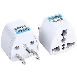 1pcs Universal CN AU EU US UK to Israel Power Plug Adapter European Israel Travel Adapter Plug Converter 10A 250V White