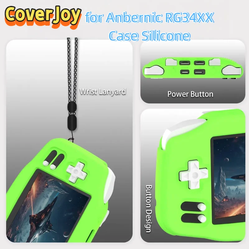 CoverJoy Ultra Thin Case for ANBERNIC RG34XX Lightweight Ant