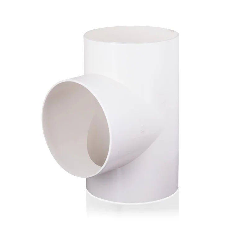 150mm / 100mm Y Piece or T Piece Duct Connector Quick Ventilation Tube Joint Coupler 3 Ways Splitter Pvc Exhaust Pipe Fittings