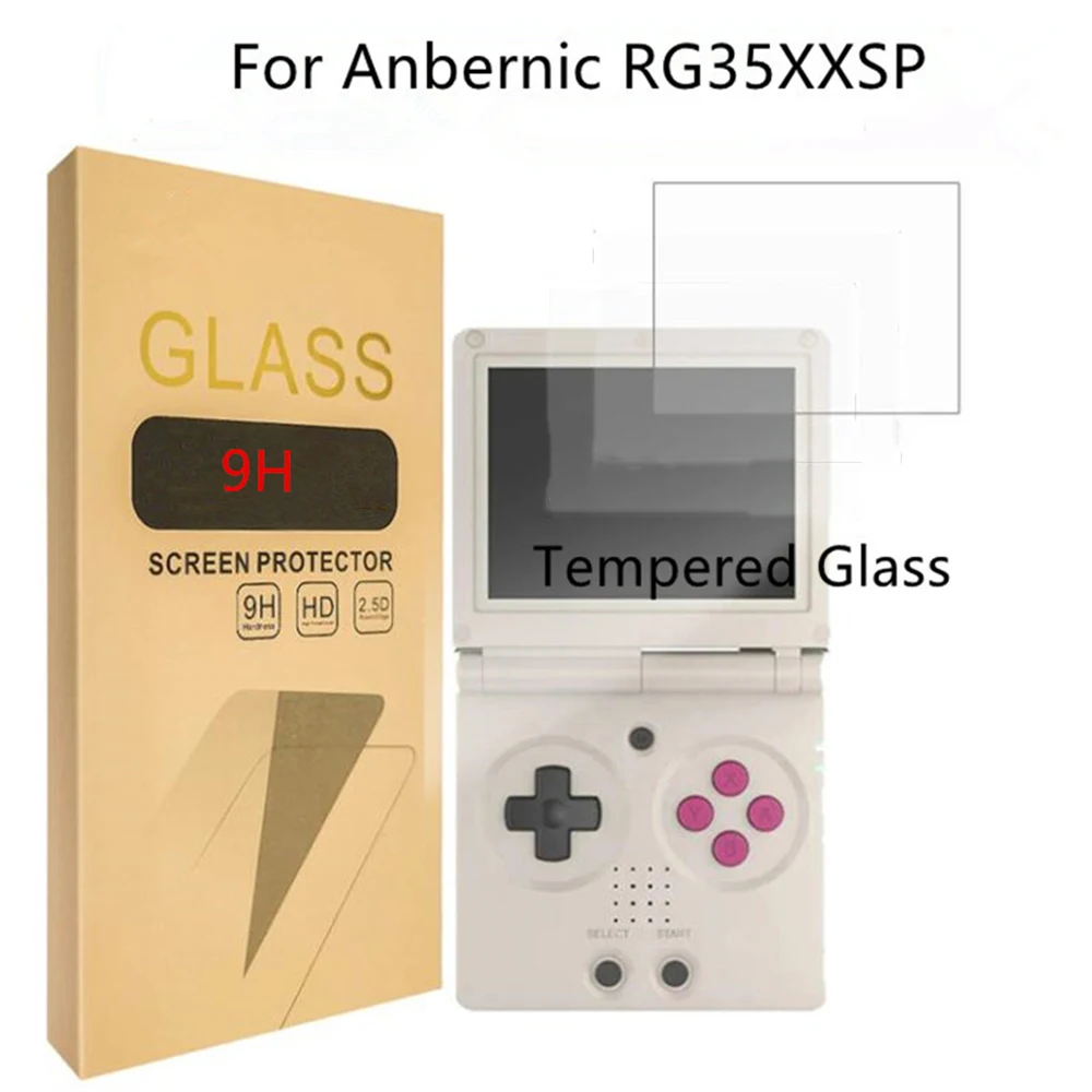 Screen Protector For Anbernic RG35XXSP Tempered Glass HD Clear Protective Film RG35XXSP Screen Film Accessorie