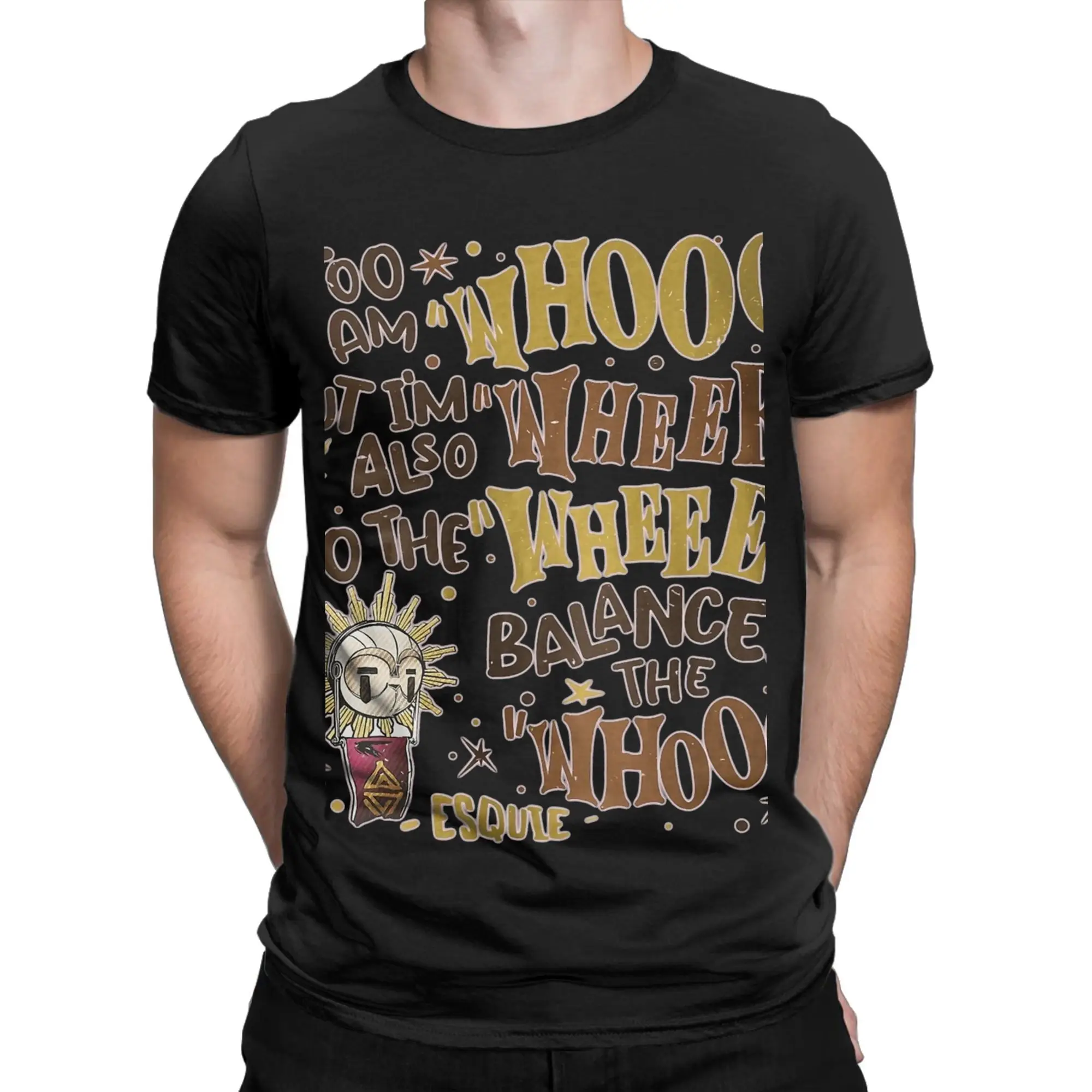 Esquie Clair Obscur Expedition 33 Whooo Wheee Graphic Printing T Shirts Men Women  Pure Cotton  Tee Shirt Clothes