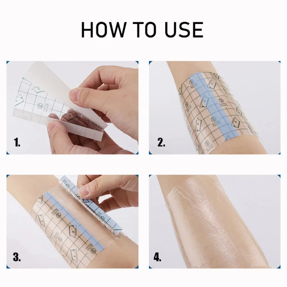 Tattoo Medical Bandage Waterproof Tattoo Wound Repair Film Transparent Dressing Skin Breathable Adhesive Tape Plaster Sticker