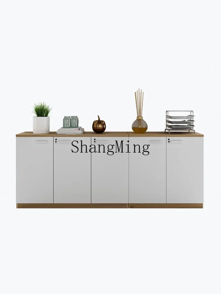 ZYY Advanced Wood File Office Storage Printer Data Cabinet Partition Tea Cabinet