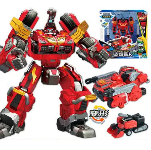 9.4 ''/24 センチメートル Tuobao 変換複合フィギュアセット 2-in-1 トランスフォーマーロボット玩具プラモデル収集版子供のギフト