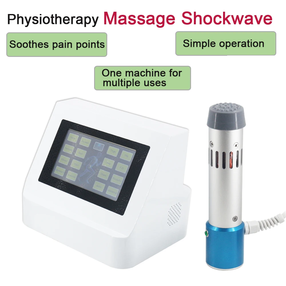 2025 Portable Shockwave Therapy Machine ED Treatment Relax Physiotherapy Easy Operation Home Use Shock Wave Massager 300MJ