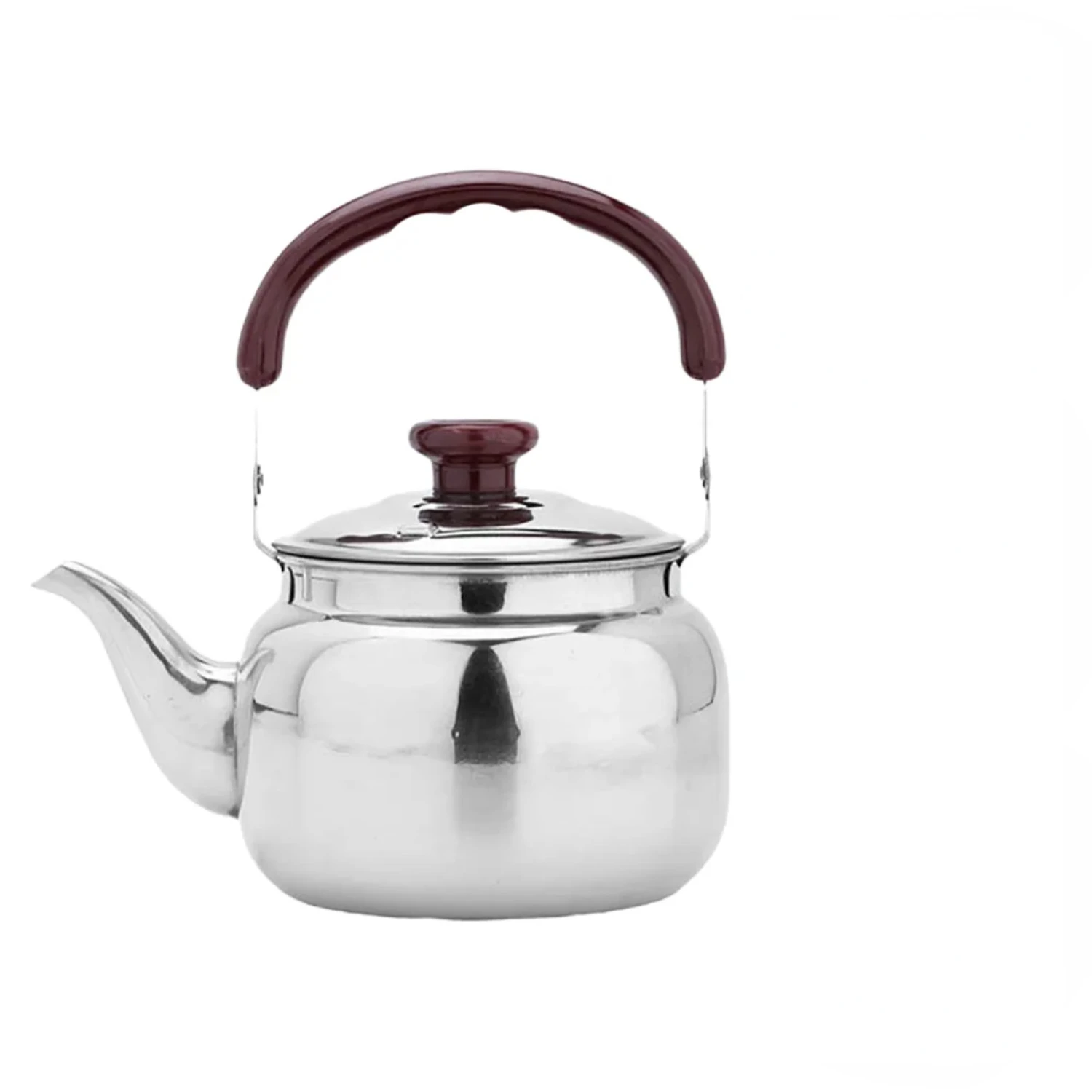 Stovetop Tea Kettle Stainless Steel Whistling Water Kettle Cool Handle Stove Top Small Tea Pot Household Water Boiler Water Pot