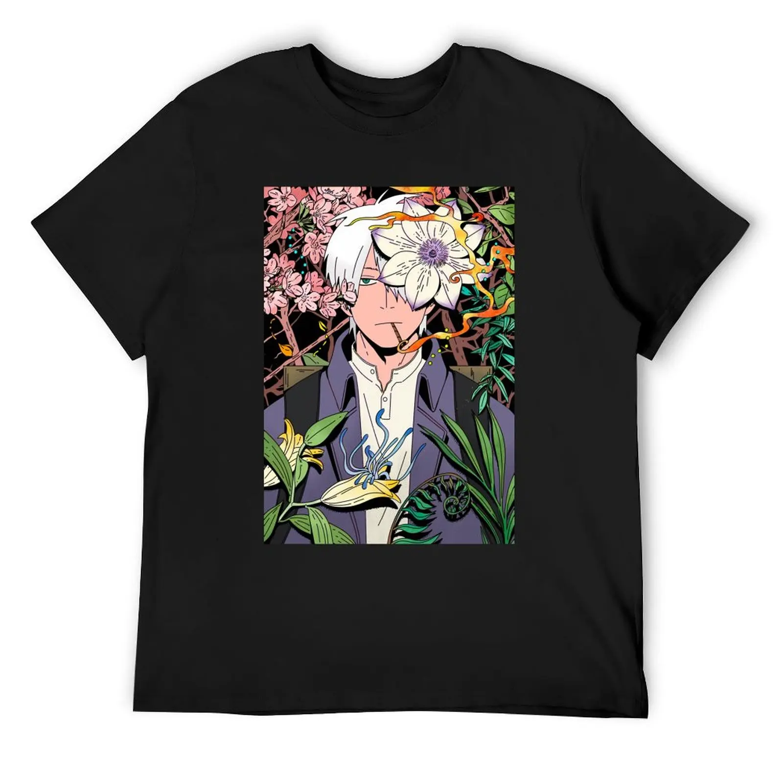 Music Retro Anime Tv Mushishi Series Cute Graphic Gift T-Shirt Blouse oversizeds plus size men clothing