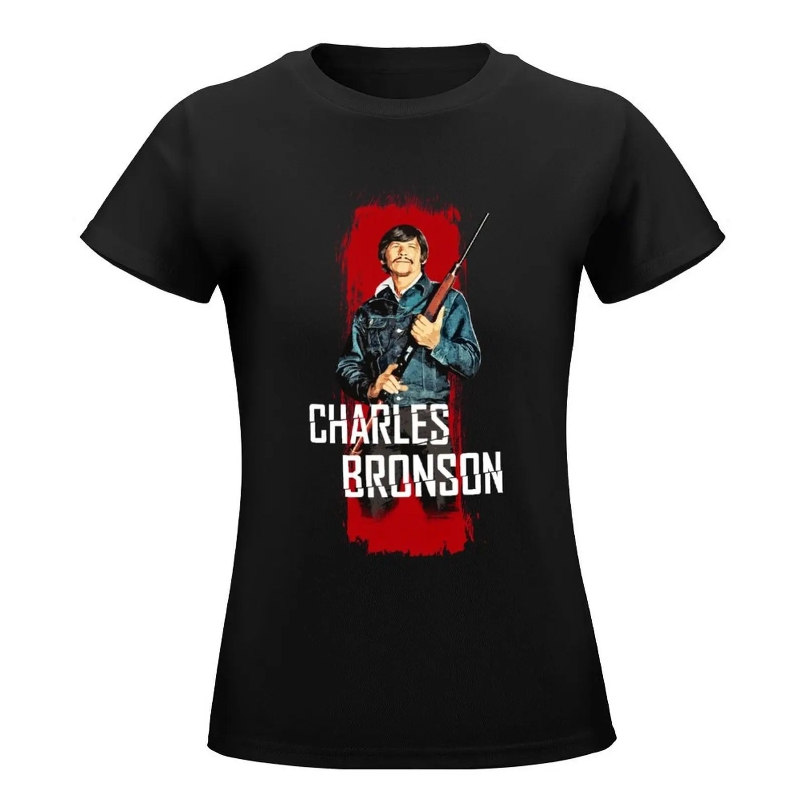 Charles Bronson - Mr. Majestyk T-Shirt Short sleeve tee Female clothing Women clothes