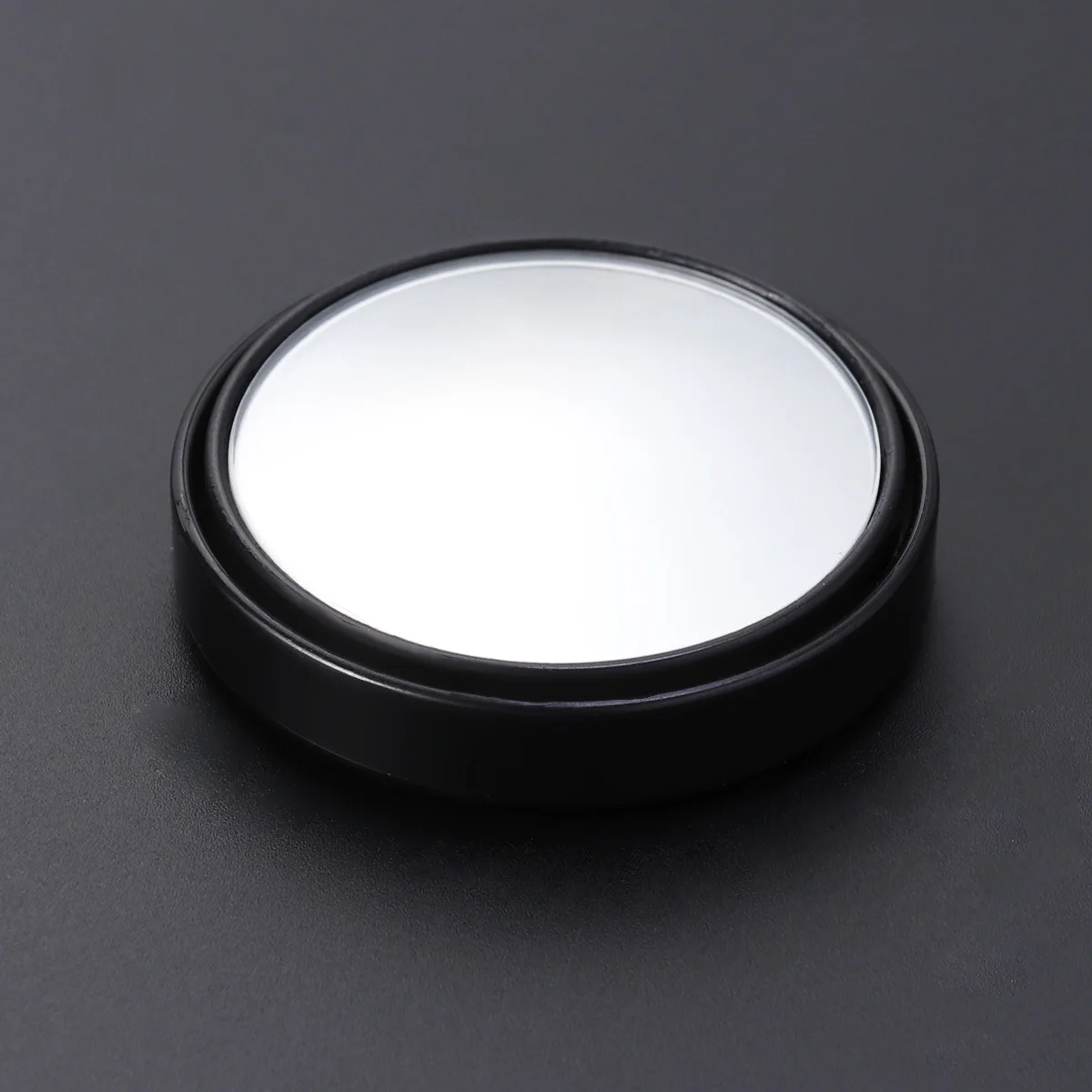 

Auto 360 Degree Wide Angle Blind Spot Mirror Car Side Rear View Safety Convex Round Mirror Universal Paste Type Black
