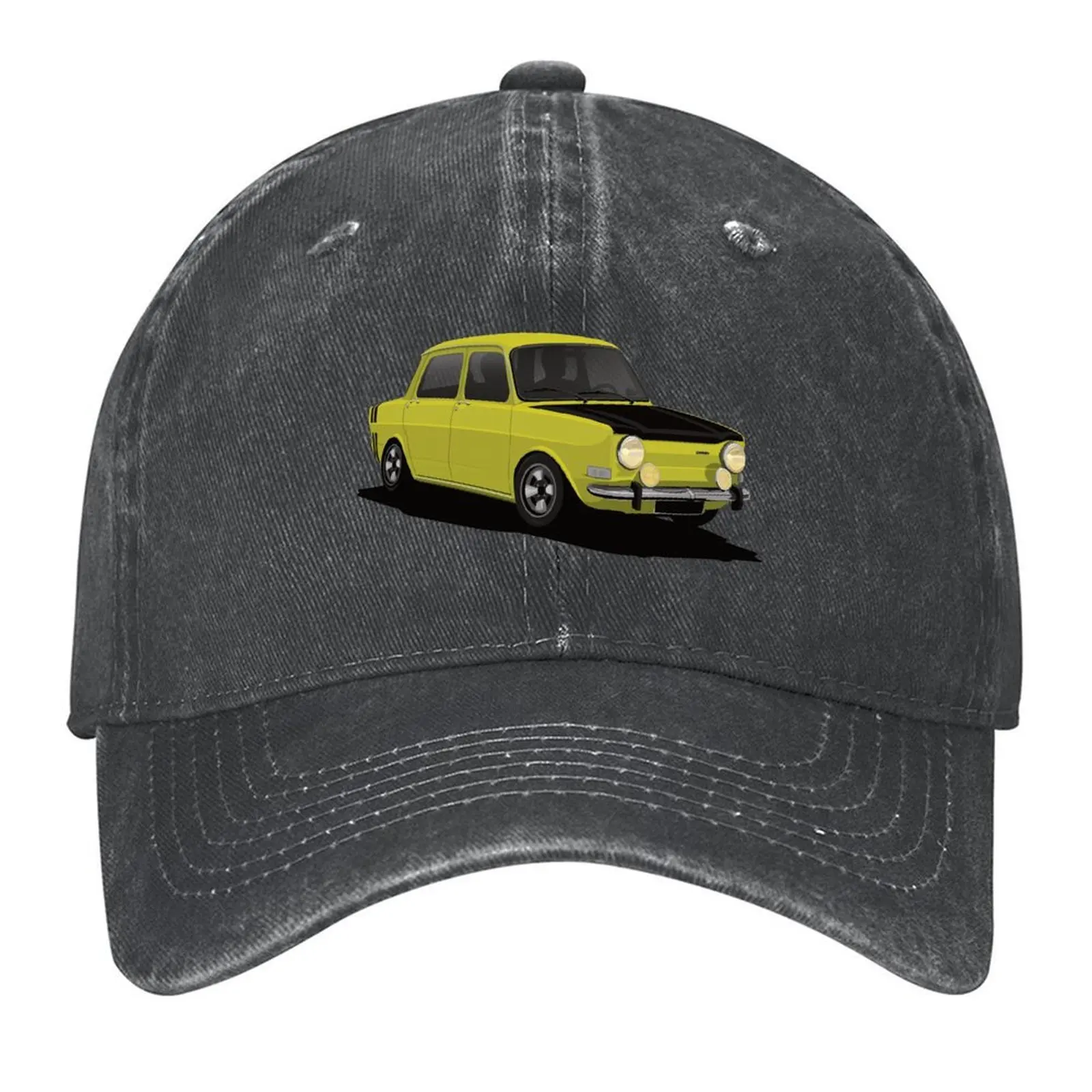 

Simca 1000 Rallye yellow Baseball Cap New In The Hat Sunhat Hat Beach Dropshipping Mens Caps Women's