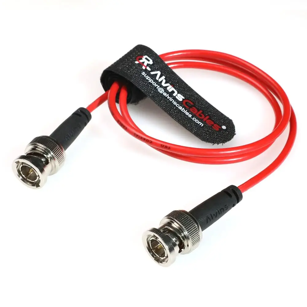 

Alvin's Cables SDI Cable,60CM|2ft Ultra-Thin 75Ω Coaxial Cable for Sony Canon Panasonic HD|4K 6G-SDI Camera Camcorder Video Tran