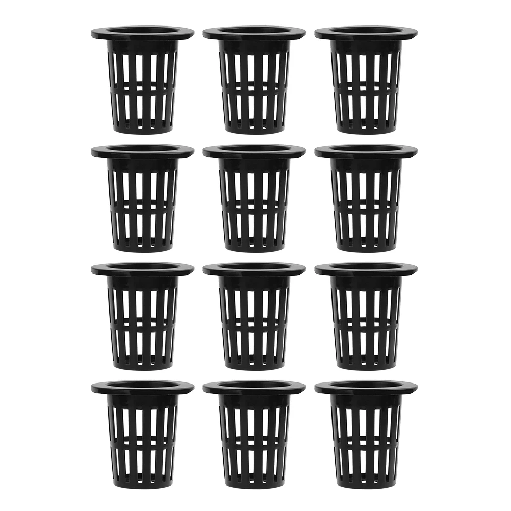 

Hydroponic Plant Grow Basket Durable Plastic Mesh Net Cups Promote Efficient Growth Hydroponics Baskets Flower Pots Garden