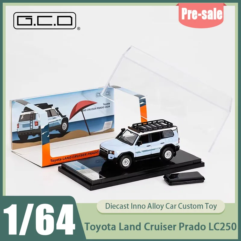

Pre-Sale Gcd 1:64 Toyota Land Cruiser Prado Lc250 High Detail Off-Road Suv Diecast Model With Roof Rack Toys Kid Boy Gifts Toy