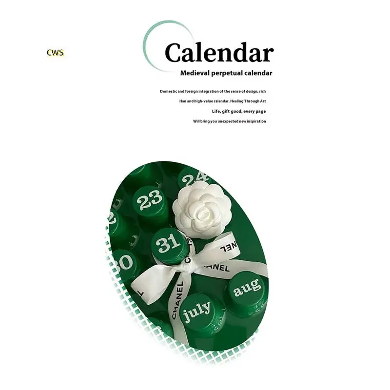 Personalized Calendar Board Creative Perpetual Calendar Internet Celebrity Ins Style Home Decoration Desktop Shooting