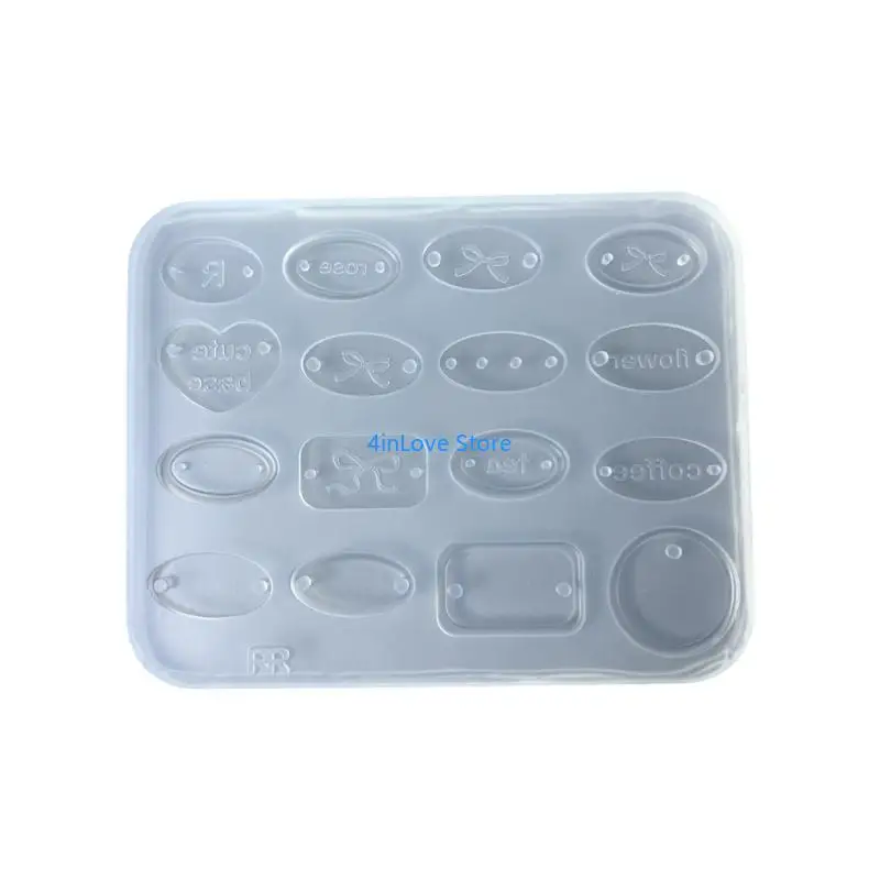 

T4MD Jewelry Making Silicone Mold Epoxy Resin Mould for Keychains Pendants Ornaments