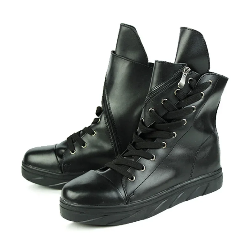 

2025 Men's Leather Boots Four Seasons Outdoor Casual Hiking Boots Retro Fashion Work Boots Thick Bottom Ankle Boots Anti-slip