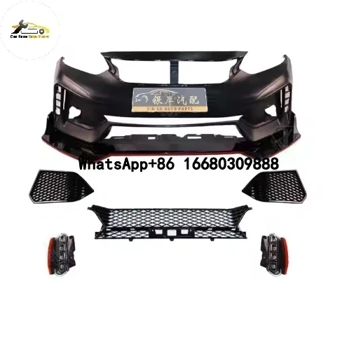 High quality factory Car accessories auto parts rear Front Bumper lip bodyKit Assembly for Honda Accord 2016 2017