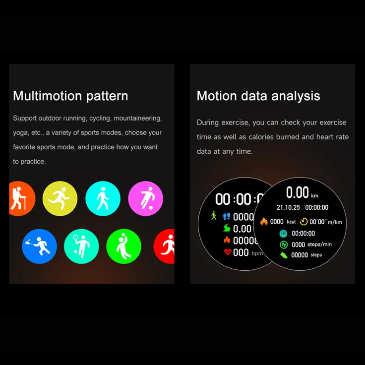 ساعة ذكية رياضية مقاومة للماء للرجال ، ، مكالمة أسنان زرقاء ، معدل ضربات القلب ، ساعات صحية ، مصباح يدوي ليد ، بوصلة ، ساعة ذكية NFC