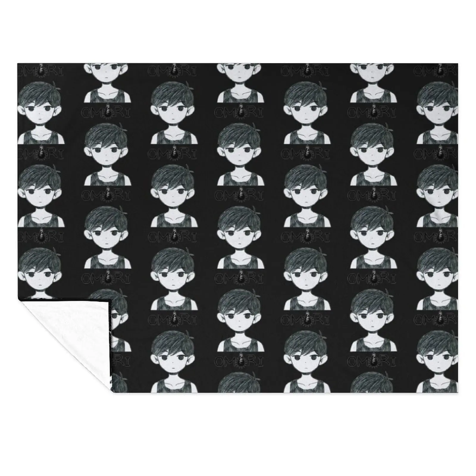 

omori merch| Gift T-Shirt Throw Blanket Soft Plush Plaid Multi-Purpose Blankets For Sofas Warm Blankets