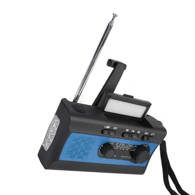 G6DD Awaryjne przetrwanie radio Słoneczne Ręka Słoneczna Noaa Alerty pogodowe LED Światło