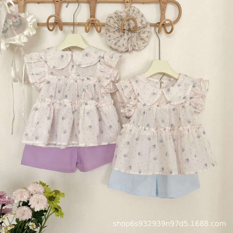 New Summer Kids Outfit Girls 2 Piece Set 2026 Popular Korean Sweet Style Stylish and Lovely Look Complete Easy Daily Matching